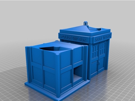  Tardis dice tower  3d model for 3d printers