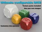  Ultimate configurable dice  3d model for 3d printers