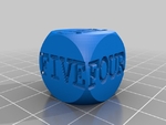  Ultimate configurable dice  3d model for 3d printers