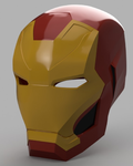 Modelo 3d de Iron man mark 46 casco (capitán américa civil war) para impresoras 3d