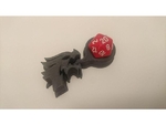  Dungeons and dragons d20 holder  3d model for 3d printers