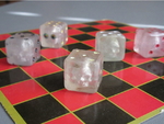  Embedded skull dice for transparent 3d printing  3d model for 3d printers