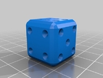  Embedded skull dice for transparent 3d printing  3d model for 3d printers
