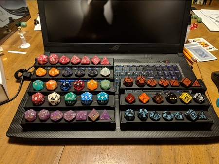 Modular Dice Display Shelves