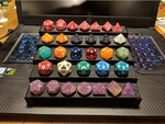  Modular dice display shelves  3d model for 3d printers
