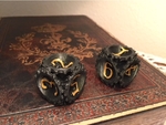  Steampunk dice  3d model for 3d printers