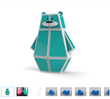 Ozo 1x2x3 Puzzle Oso