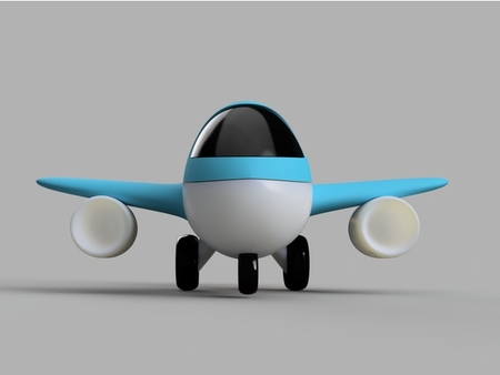  Puzzle plane  3d model for 3d printers