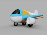  Puzzle plane  3d model for 3d printers