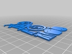  Touring bike business card  3d model for 3d printers