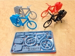  Touring bike business card  3d model for 3d printers