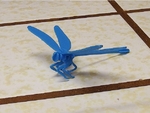  Dragonfly business card  3d model for 3d printers
