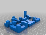  Printable interlocking puzzle #2  3d model for 3d printers