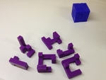  Printable interlocking puzzle #2  3d model for 3d printers