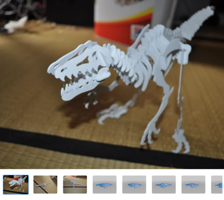 Velociraptor de puzzle en 3D, Dino