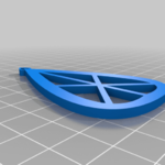  Teardrop earrings  3d model for 3d printers