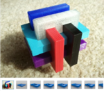 Modelo 3d de Nudo gordiano de puzzle en 3d para impresoras 3d