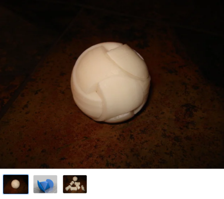  Puzzle sphere  3d model for 3d printers