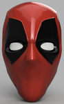  Deadpool mask  3d model for 3d printers