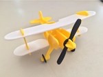 Modelo 3d de Avión pequeño puzzle para impresoras 3d