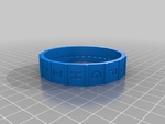  Kryptex as container programmable no glue da vinci code geocaching container  3d model for 3d printers
