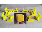  Puzzle de kubus Modèle 3D pour les imprimantes 3D
