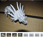  Styracosaurus 3d puzzle, dino  3d model for 3d printers