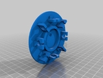 Modelo 3d de Cthulhu tentáculo cuadro de número de rompecabezas de cilindro para impresoras 3d