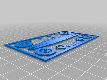  Ferrari business card  3d model for 3d printers