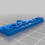 Modelo 3d de Mi nombre personalizado tag llavero para impresoras 3d