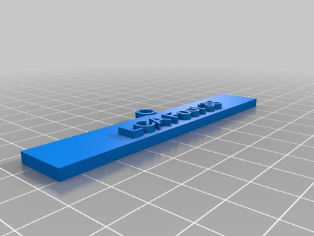  My customized name tag keychain  3d model for 3d printers