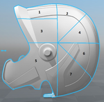  Thor ragnarok helmet (wing rotator)  3d model for 3d printers