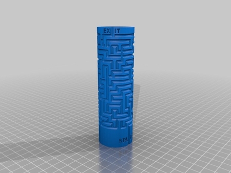  Cylinder maze  3d model for 3d printers