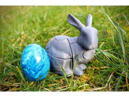  3d bunny puzzle  3d model for 3d printers