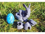  3d bunny puzzle  3d model for 3d printers