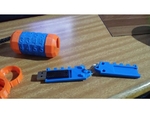 Usb flash drive cryptex + 4 micro sd  3d model for 3d printers