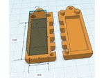  Usb flash drive cryptex + 4 micro sd  3d model for 3d printers