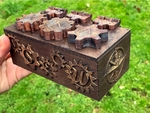  Steampunk puzzle box  3d model for 3d printers