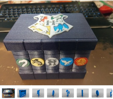 Wizard Secret Puzzle Box