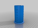  Russian letter cryptex (4...8 rings)  3d model for 3d printers