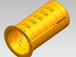  Russian letter cryptex (4...8 rings)  3d model for 3d printers
