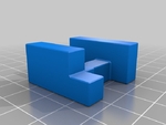  Printable interlocking puzzle #3 - level 4 by bram cohen  3d model for 3d printers
