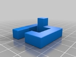  Printable interlocking puzzle #3 - level 4 by bram cohen  3d model for 3d printers