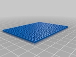  Random maze generator with baseq  3d model for 3d printers