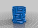  Maze cylinder box - visible and hidden versions  3d model for 3d printers