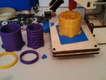  Maze cylinder box - visible and hidden versions  3d model for 3d printers