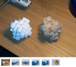 Modelo 3d de 24 piezas de rebabas de puzzle para impresoras 3d