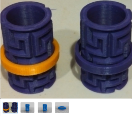  Trick maze cylinder  3d model for 3d printers