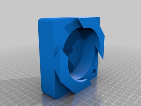 Modelo 3d de Imposible paloma de cola cuadro de rompecabezas para impresoras 3d