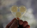  Heart gear keychain  3d model for 3d printers